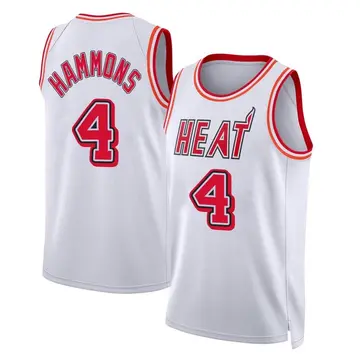 Miami Heat A.J. Hammons Classic Edition 2022/23 Jersey - Men's Swingman White