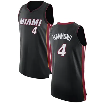 Miami Heat A.J. Hammons Jersey - Icon Edition - Women's Swingman Black