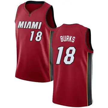 Miami Heat Alec Burks Jersey - Statement Edition - Men's Swingman Red