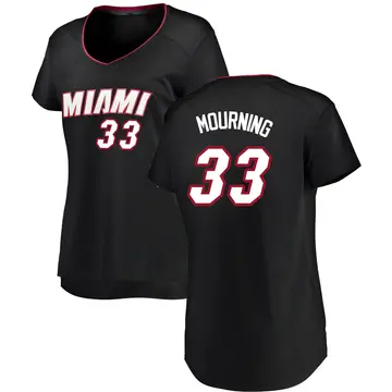 Miami Heat Alonzo Mourning Jersey - Icon Edition - Women's Fast Break Black