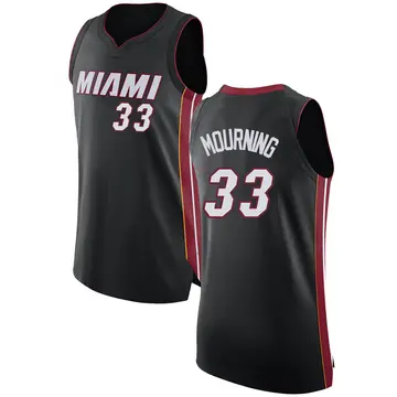 Miami Heat Alonzo Mourning Jersey - Icon Edition - Women's Swingman Black