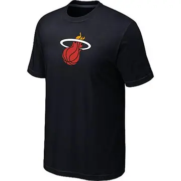 Miami Heat Big & Tall Primary Logo T-Shirt - - Men's Black