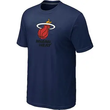 Miami Heat Big & Tall Primary Logo T-Shirt - - Men's Navy