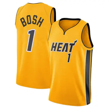 Miami Heat Chris Bosh 2020/21 Jersey - Earned Edition - Men's Swingman Gold