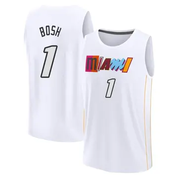 Miami Heat Chris Bosh 2022/23 City Edition Jersey - Men's Fast Break White