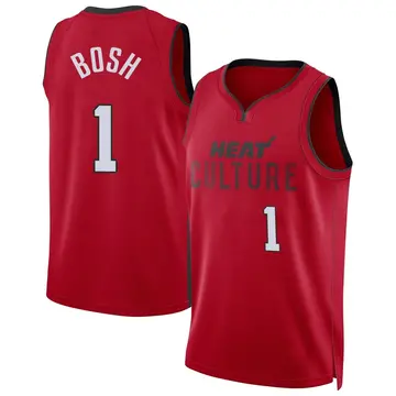 Miami Heat Chris Bosh 2024/25 City Edition Jersey - Men's Swingman Red