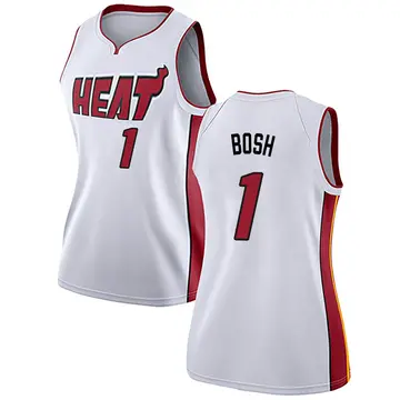 Miami Heat Chris Bosh Jersey - Association Edition - Women's Swingman White