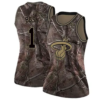 Miami Heat Chris Bosh Realtree Collection Jersey - Women's Swingman Camo