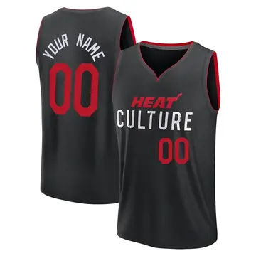 Miami Heat Custom 2023/24 City Edition Jersey - Men's Fast Break Black