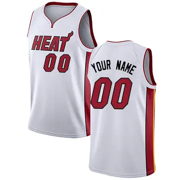 Miami Heat Custom Jersey - Association Edition - Men's Swingman White