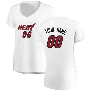 Miami Heat Custom Jersey - Association Edition - Women's Fast Break White