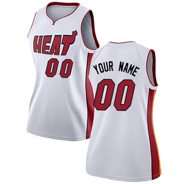 Miami Heat Custom Jersey - Association Edition - Women's Swingman White