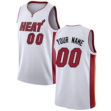 Miami Heat Custom Jersey - Association Edition - Youth Swingman White