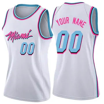 Miami Heat Custom Jersey - City Edition - Women's Swingman White