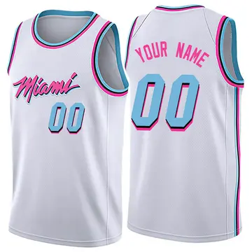 Miami Heat Custom Jersey - City Edition - Youth Swingman White