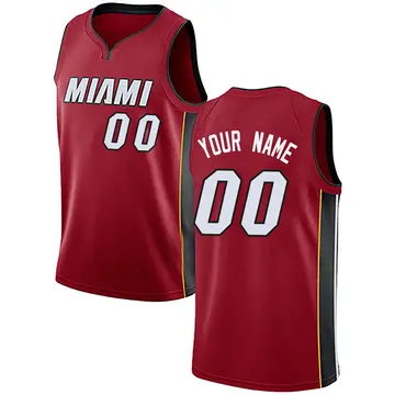 Miami Heat Custom Jersey - Statement Edition - Men's Swingman Red