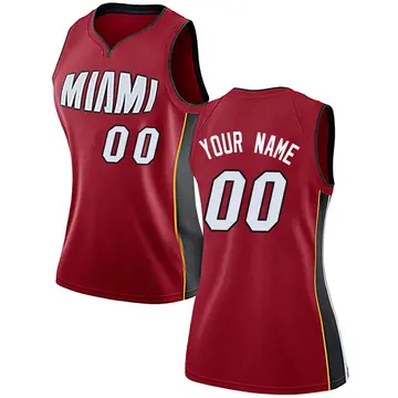 Miami Heat Custom Jersey - Statement Edition - Women's Swingman Red