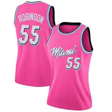 Miami Heat Duncan Robinson 2018/19 Jersey - Earned Edition - Women's Swingman Pink