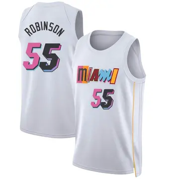 Miami Heat Duncan Robinson 2022/23 City Edition Jersey - Men's Swingman White