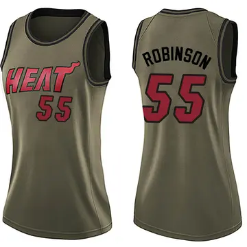 Miami Heat Duncan Robinson Salute to Service Jersey - Women's Swingman Green