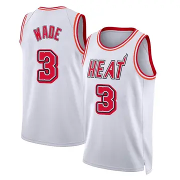 Miami Heat Dwyane Wade Classic Edition 2022/23 Jersey - Youth Swingman White