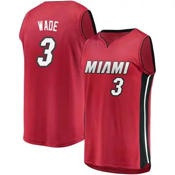 Miami Heat Dwyane Wade Jersey - Statement Edition - Men's Fast Break Red