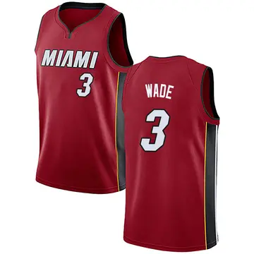 Miami Heat Dwyane Wade Jersey - Statement Edition - Youth Swingman Red