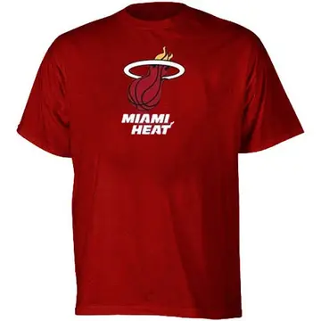 Miami Heat Full Primary Logo T-Shirt - - Men's Red