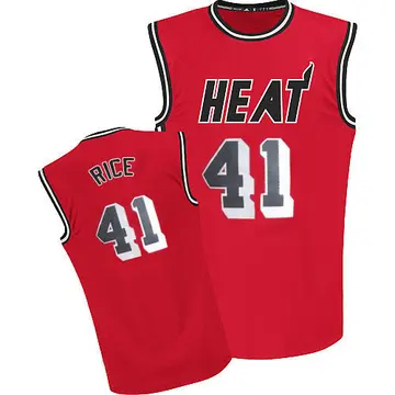 Miami Heat Glen Rice Throwback Finals Patch Jersey - Men's Swingman Red