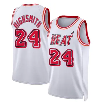 Miami Heat Haywood Highsmith Classic Edition 2022/23 Jersey - Youth Swingman White