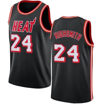 Miami Heat Haywood Highsmith Fashion Hardwood Classics Jersey - Men's Swingman Black