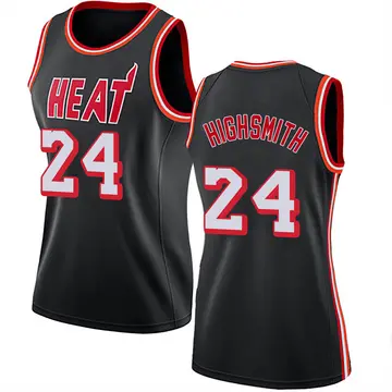 Miami Heat Haywood Highsmith Fashion Hardwood Classics Jersey - Women's Swingman Black