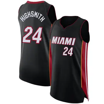 Miami Heat Haywood Highsmith Jersey - Icon Edition - Men's Authentic Black