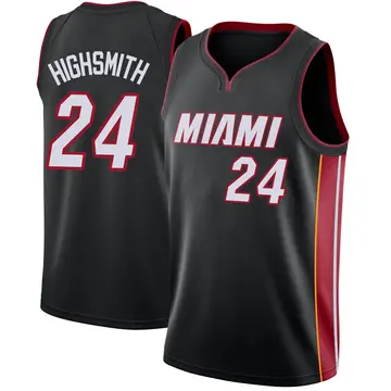 Miami Heat Haywood Highsmith Jersey - Icon Edition - Men's Swingman Black