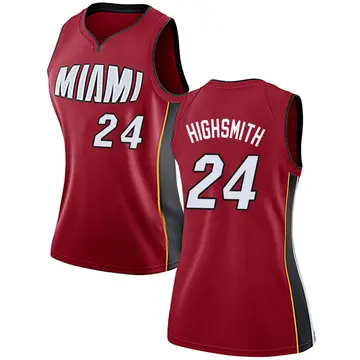 Miami Heat Haywood Highsmith Jersey - Statement Edition - Women's Swingman Red