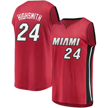 Miami Heat Haywood Highsmith Jersey - Statement Edition - Youth Fast Break Red