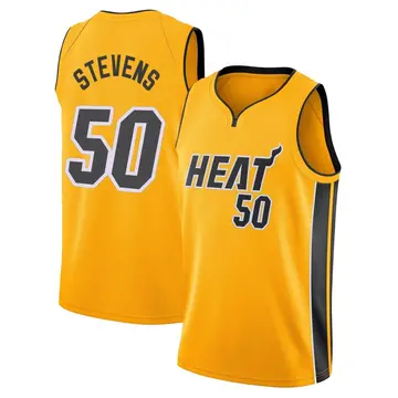 Miami Heat Isaiah Stevens 2020/21 Jersey - Earned Edition - Men's Swingman Gold