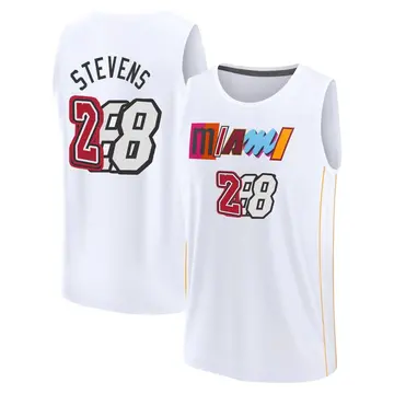 Miami Heat Isaiah Stevens 2022/23 City Edition Jersey - Men's Fast Break White