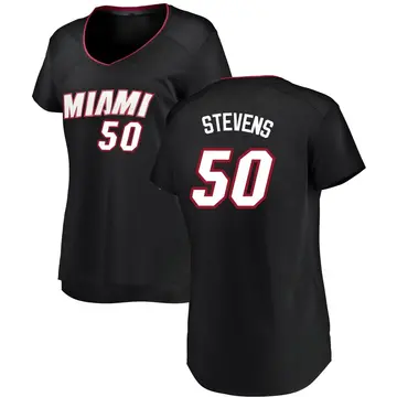 Miami Heat Isaiah Stevens Jersey - Icon Edition - Women's Fast Break Black