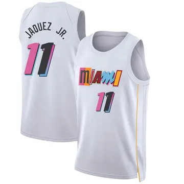 Miami Heat Jaime Jaquez Jr. 2022/23 City Edition Jersey - Men's Swingman White