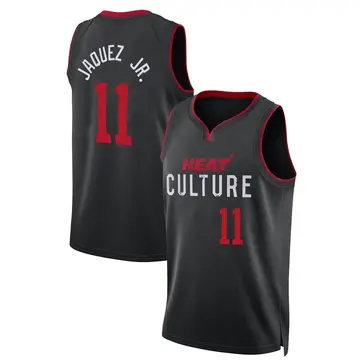 Miami Heat Jaime Jaquez Jr. 2023/24 City Edition Jersey - Men's Swingman Black