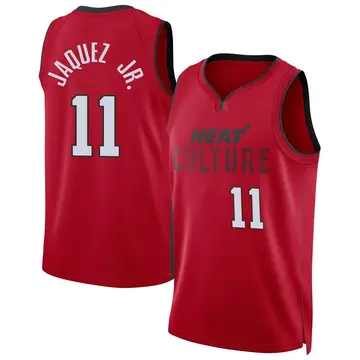 Miami Heat Jaime Jaquez Jr. 2024/25 City Edition Jersey - Men's Swingman Red