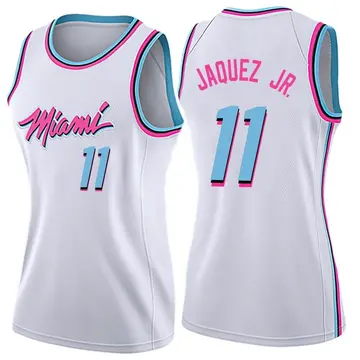 Miami Heat Jaime Jaquez Jr. Jersey - City Edition - Women's Swingman White