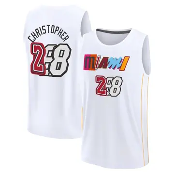 Miami Heat Josh Christopher 2022/23 City Edition Jersey - Men's Fast Break White