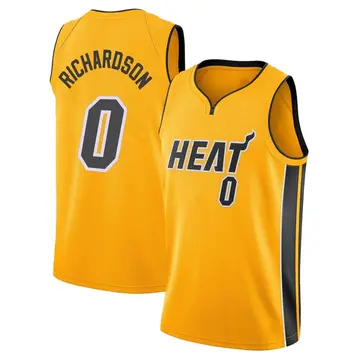 Miami Heat Josh Richardson 2020/21 Jersey - Earned Edition - Men's Swingman Gold