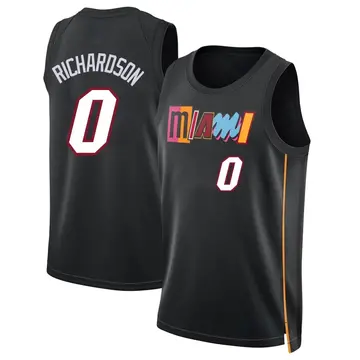 Miami Heat Josh Richardson 2021/22 City Edition Jersey - Youth Swingman Black