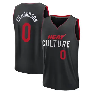 Miami Heat Josh Richardson 2023/24 City Edition Jersey - Men's Fast Break Black