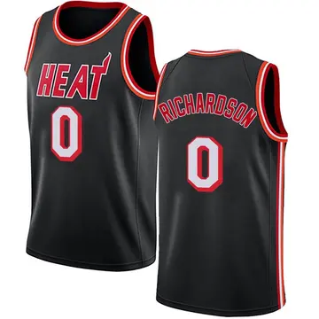 Miami Heat Josh Richardson Fashion Hardwood Classics Jersey - Men's Swingman Black