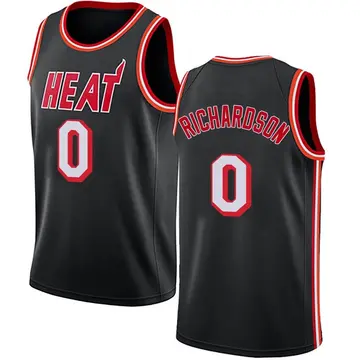 Miami Heat Josh Richardson Fashion Hardwood Classics Jersey - Youth Swingman Black