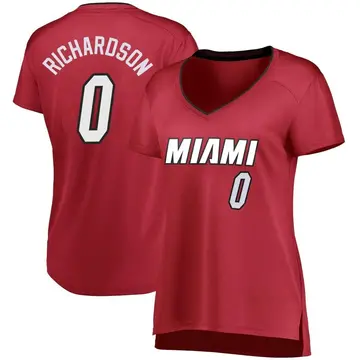 Miami Heat Josh Richardson Wine Jersey - Statement Edition - Women's Fast Break